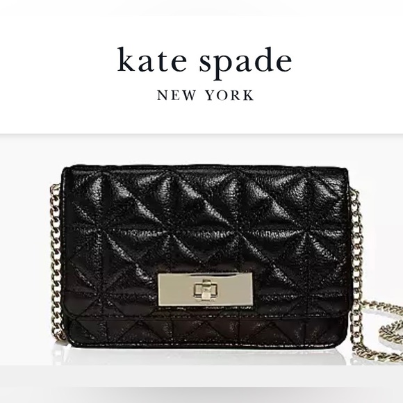 Kate Spade Avalon Sedgewick Place Quilted Crossbody Convertible Clutch Purse - Picture 1 of 12